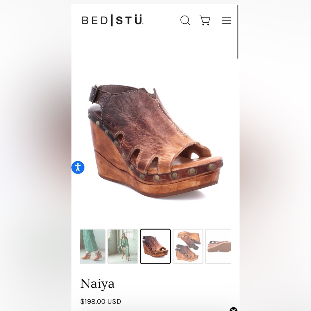 BED STU Naiya wedges Sz 6